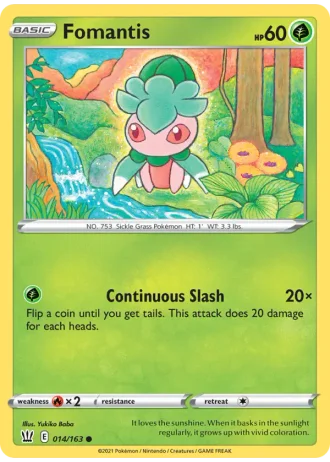 Fomantis #14 — Battle Styles