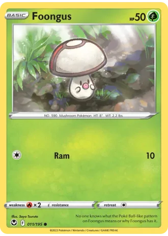 Foongus #011/195 — Silver Tempest
