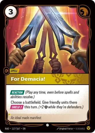 For Demacia! #117/167 — Radiance