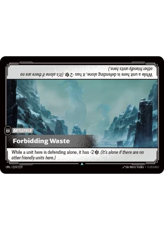 Forbidding Waste #210/219 — Unleashed