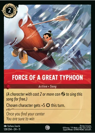 Force of a Great Typhoon #128/204 — Winterspell