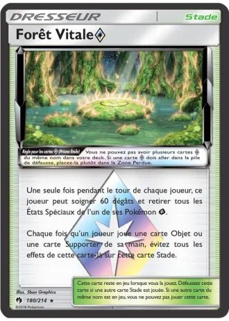 Forêt Vitale Prism Star #180/214 — Tonnerre Perdu