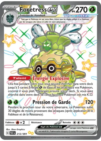 Foretress ex #212/91 — Destinées de Paldea