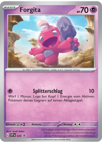 Forgita #025 — Karmesin & Purpur Promos
