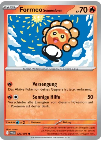 Formeo Sonnenform #020/191 — Stürmische Funken