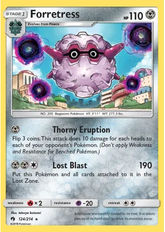 Forretress #124 — Lost Thunder