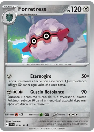 Forretress #139 — Scarlatto e Violetto