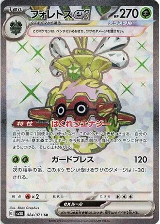 Forretress ex #84 — Clay Burst