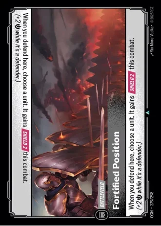 Fortified Position (Oversized) #279/298 — Promotional Cards