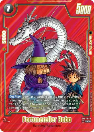 Fortuneteller Baba (Alternative Art) SB01-049 — Manga Booster 01 (SB01)