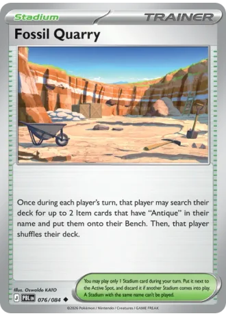 Fossil Quarry #076 — Pitch Black