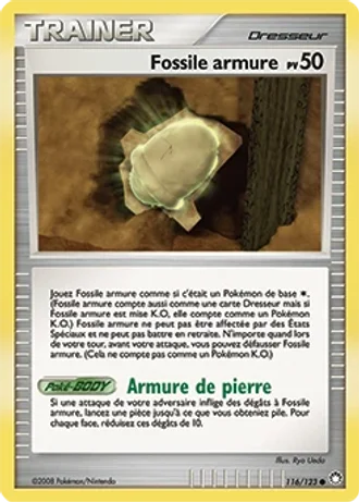 Fossile armure #116/123 — Trésors Mystérieux