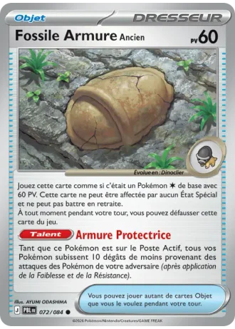 Fossile Armure Ancien #072/84 — Nuit Noire