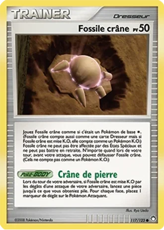 Fossile crâne #117/123 — Trésors Mystérieux