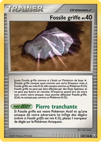 Fossile griffe #138/146 — Éveil des Légendes