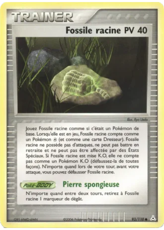 Fossile racine #93/110 — EX Fantômes Holon