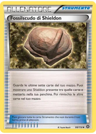 Fossilscudo di Shieldon #98/114 — Vapori Accesi
