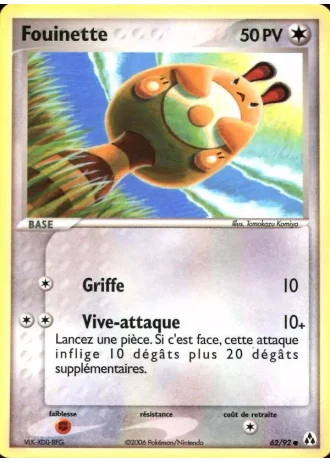 Fouinette #62/92 — EX Créateurs de légendes