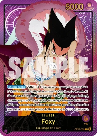 Foxy (OP07-059) (Special Rare) — Anime 25th Collection (EB02)