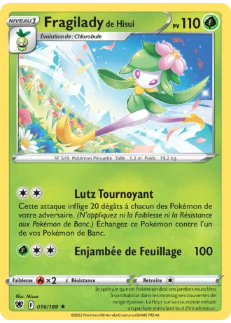 Fragilady de Hisui #016/189 — Astres Radieux