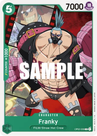 Franky (OP02-039) — Paramount War (OP02)