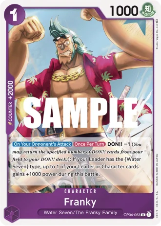 Franky (OP04-063) — Kingdoms of Intrigue (OP04)