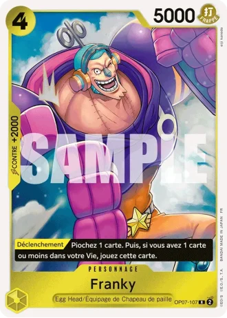 Franky (OP07-107) (Reprint) — ONE PIECE CARD THE BEST vol.2 (PRB02)