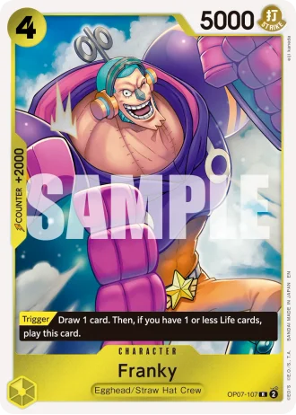 Franky (OP07-107) (Reprint) — One Piece Card The Best Vol.2(PRB02)