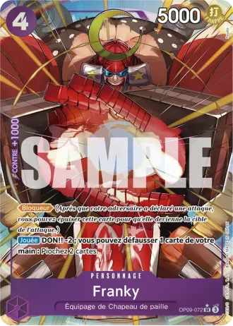 Franky (OP09-072) (Alternative Art) — Les Nouveaux Empereurs (OP09)