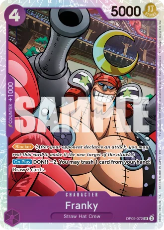 Franky (OP09-072) (Reprint) — One Piece Card The Best Vol.2(PRB02)