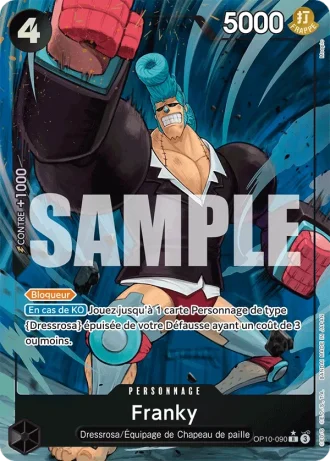 Franky (OP10-090) (Alternative Art) — Sang Royal (OP10)