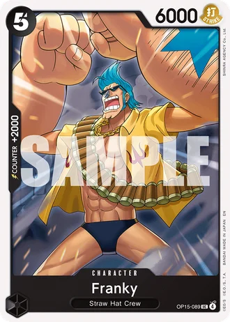 Franky (OP15-089) — Adventure on Kami's Island (OP15-EB04)