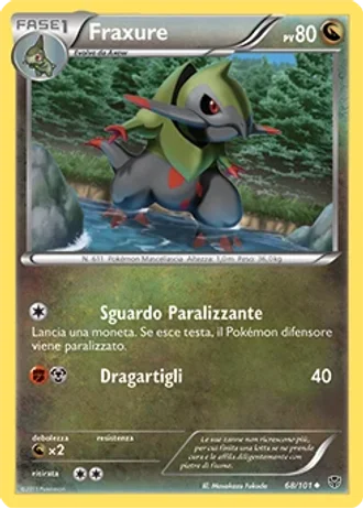 Fraxure #68/101 — Esplosione Plasma