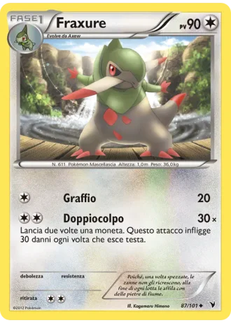 Fraxure #87/101 — Vittorie Regali