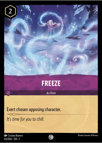 Freeze #63/204 — The First Chapter