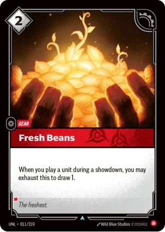 Fresh Beans #011/219 — Unleashed