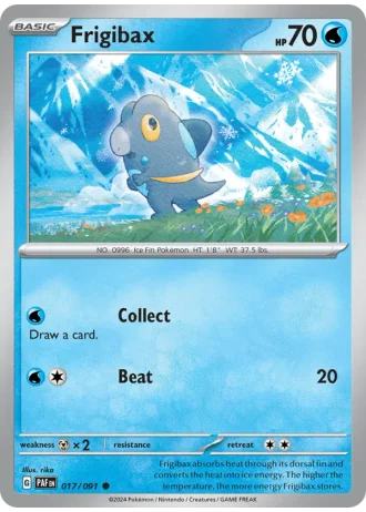 Frigibax #017/91 — Paldean Fates