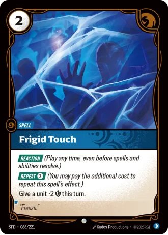 Frigid Touch #066/221 — Spiritforged