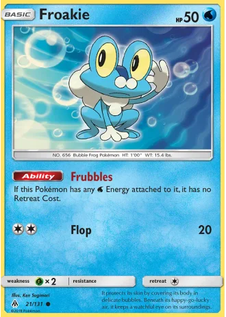 Froakie #21/131 — Forbidden Light