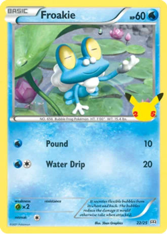 Froakie #22 — McDonald's Collection 2021