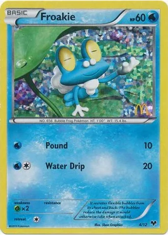 Froakie #4 — McDonald's Collection 2014