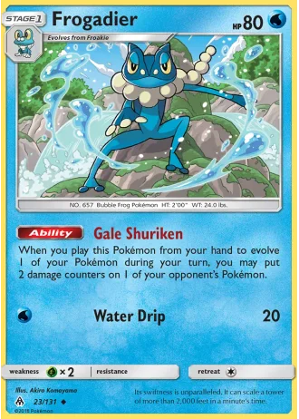 Frogadier #23/131 — Forbidden Light