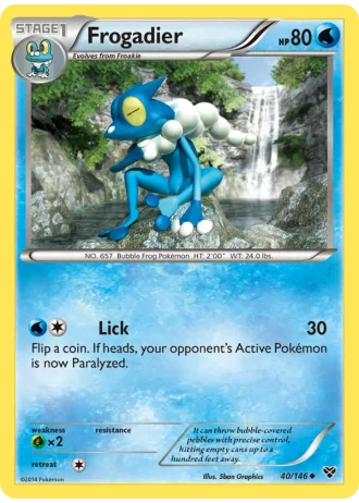 Frogadier #40/146 — XY