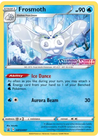 Frosmoth SWSH007 — Sword & Shield Promos