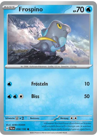 Frospino #058/193 — Entwicklungen in Paldea