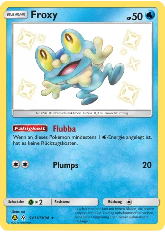 Froxy SV11/94 — Schillernde Schatzkammer (Verborgenes Schicksal)