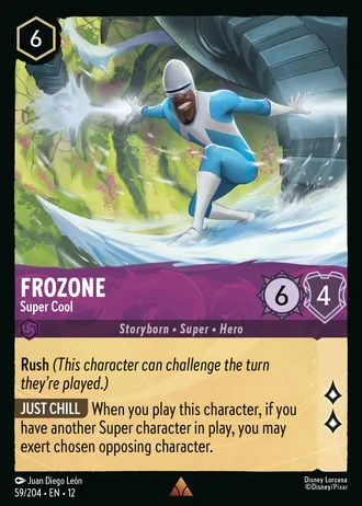 Frozone - Super Cool #59/257 — Wilds Unknown