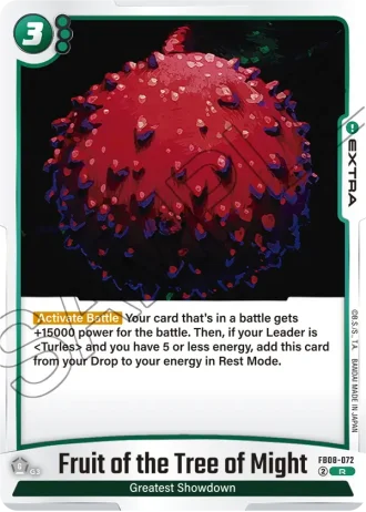 Fruit of the Tree of Might FB08-072 — Saiyan's Pride (FB08)