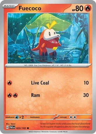Fuecoco #023/182 — Trick or Trade 2024