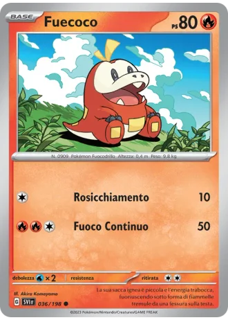 Fuecoco #036 — Scarlatto e Violetto